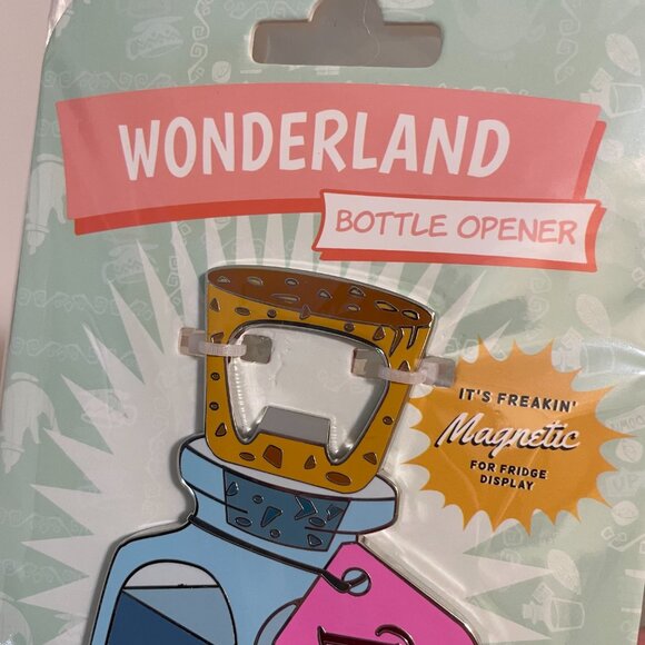 Wonderland Bottle Opener- Magnet - Drink Me - Disney - Alice In Wonderland - NWT - Picture 2 of 6